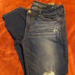 American Eagle Distressed Jegging 14R